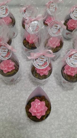 Sabonete Mini Suculentas Arranjo Lembrancinha 15 Anos