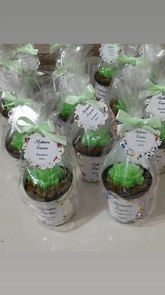 Sabonete Mini Suculentas Arranjo Lembrancinha Religiosa