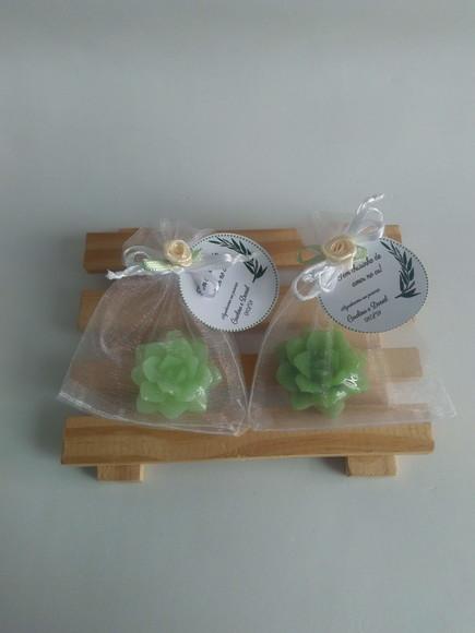 Sabonete Mini Suculentas Lembrancinha Casamento