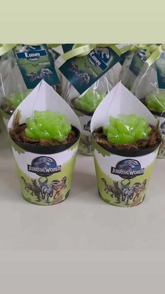 Sabonete Mini Suculentas Lembrancinha Jurrasic World