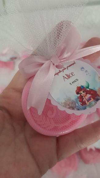 Sabonete Monograma Inicial do Nome Lembrancinha Aniversário