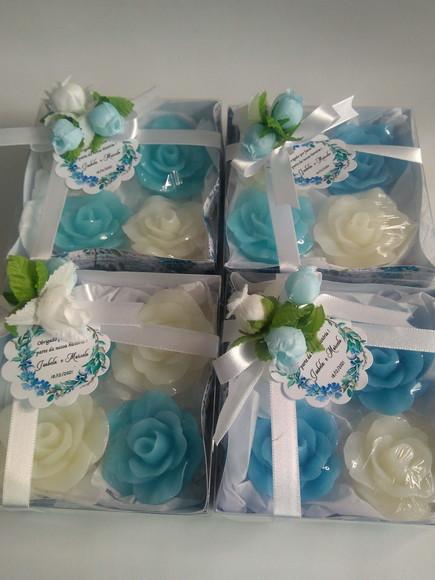 Sabonetes Mini Rosas Lembrancinha Casamento