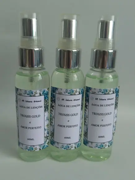Água de Lençóis Perfumada de 60ml com Válvula Luxo