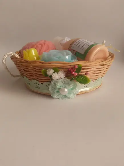 Kit cesta hidratante para o banho
