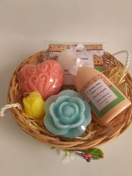 Kit cesta hidratante para o banho