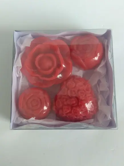 Kit de 04 Sabonetes Personalizado para o Dia das Mães
