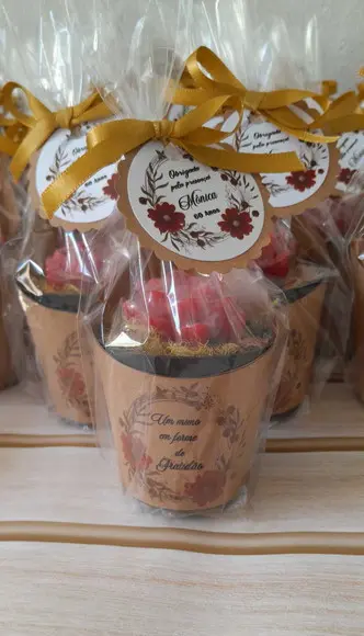 Kit de 100 Sabonetes Mini Suculentas Arranjo