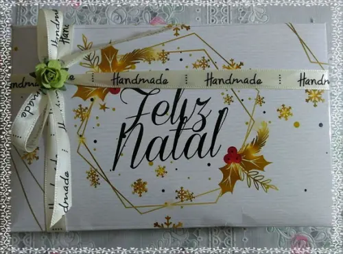 Kit de Banho com Caixa Personalizada de Natal
