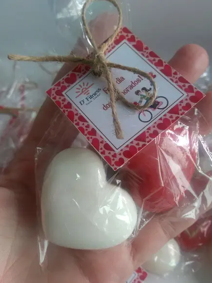 Kit de Sabonetes Coração Dia dos Namorados