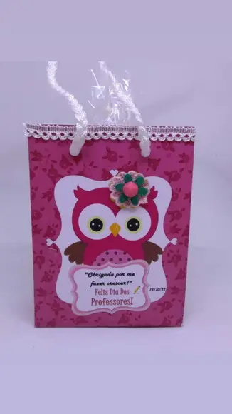 Kit Dia do Professor com Sacolinha Personalizada