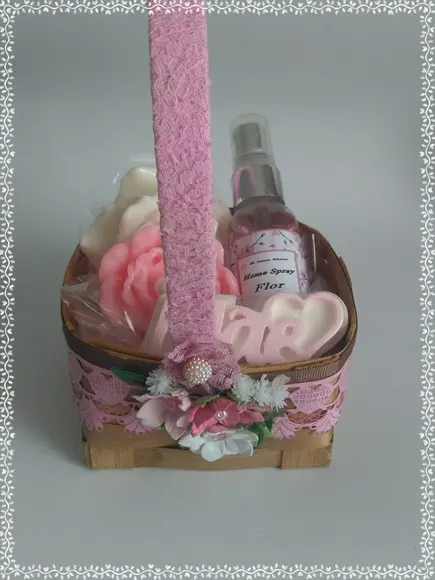 Kit de Sabonetes e Home Spray Dia das Mães