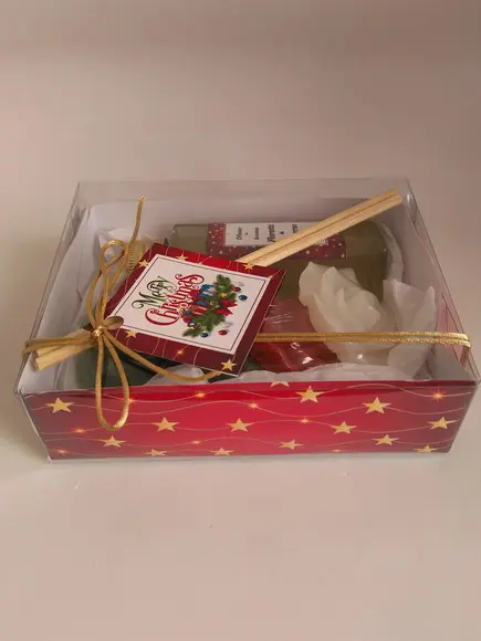 kit mini sabonetes e difusor natal