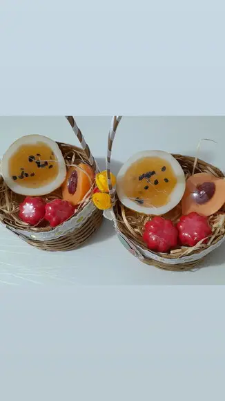 Kit Sabonete de Frutas com Cesta de Vime