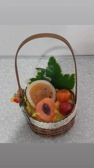 Kit Sabonete de Frutas com Cesta de Vime