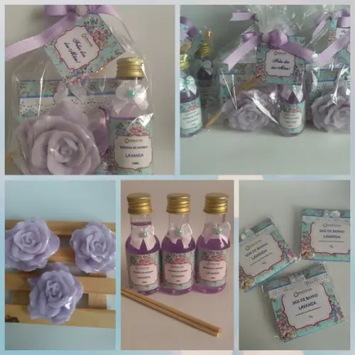 Kit Sabonete Escalda Pés e Mini Difusor Dia das Mães