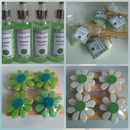 Kit Sabonetes, Home Spray e Escalda Pés