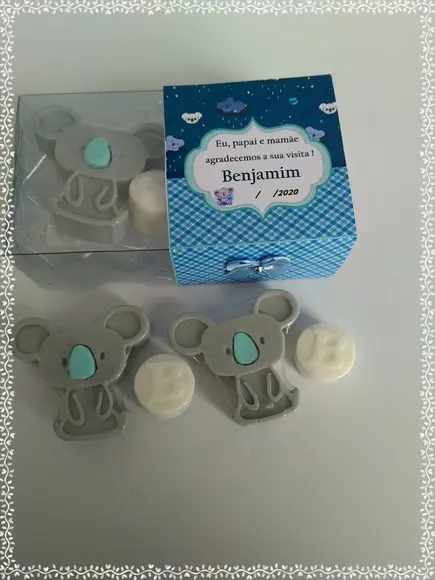 Lembrancinha Coala com Letrinha do Nome