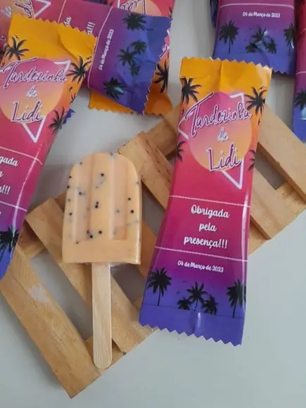 Lembrancinha Sabonete Mini Picolé Personalizado