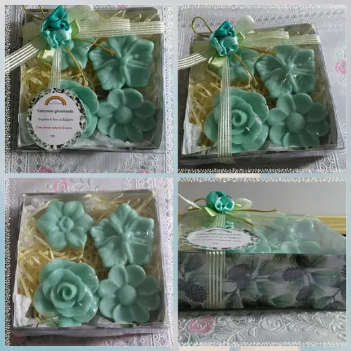 Mini Sabonetes Flores