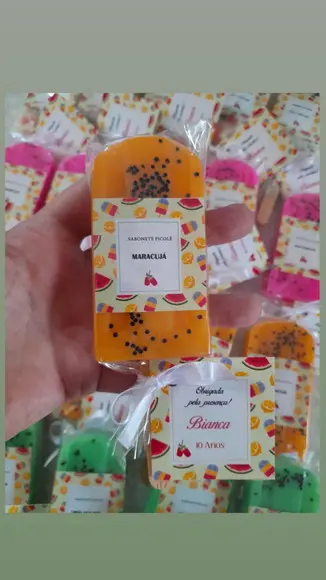 Picolé de Sabonete Lembrancinha