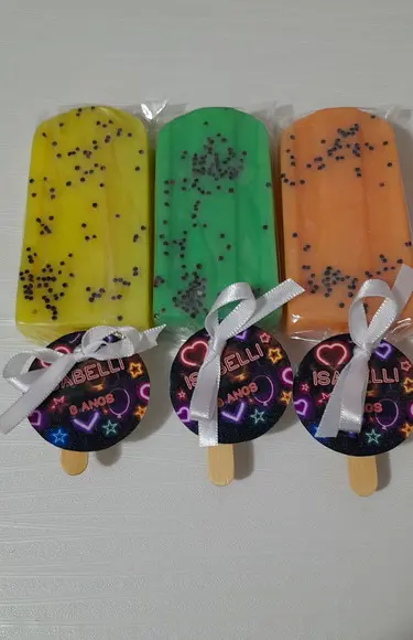 Picolé de Sabonete Lembrancinha