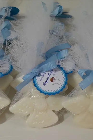 Sabonete Anjo da Guarda Lembrancinha Batizado