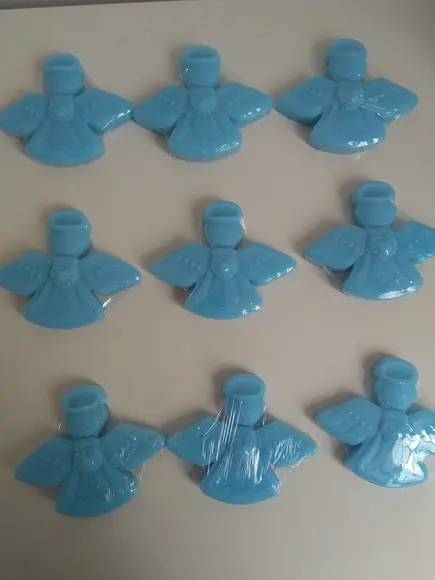 Sabonete Anjo da Guarda e Mini Terço no Saco de Organza