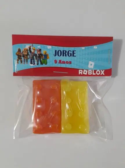 Sabonete Bloco de Lego Lembrancinha Roblox