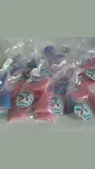 Sabonete Cauda de Sereia Lembrancinha Ariel