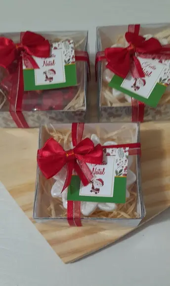 Sabonete Flor de Natal Personalizado