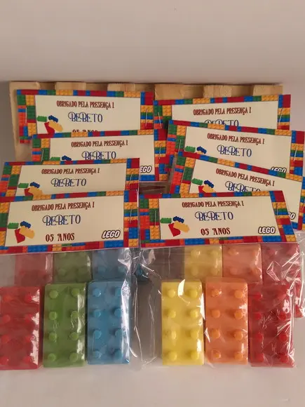 Sabonete Lego Lembrancinha