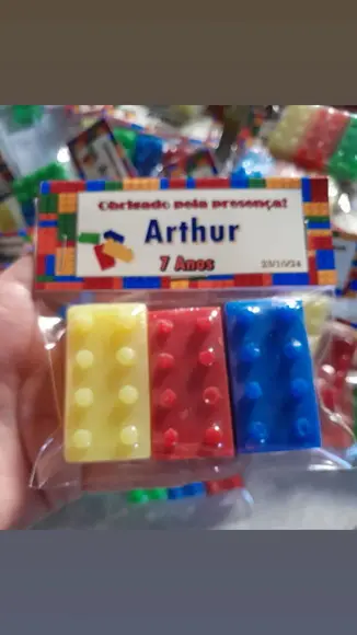 Sabonete Lego Lembrancinha Aniversário