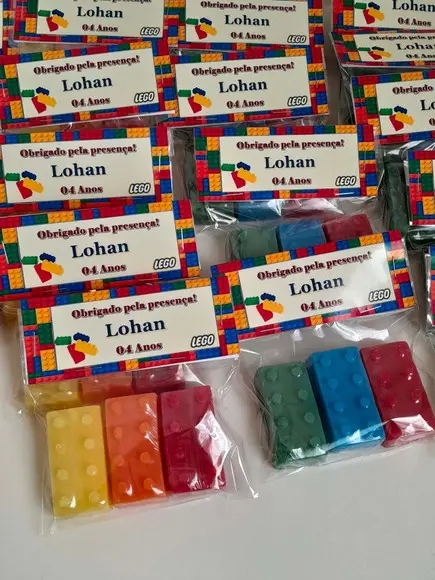 Sabonete Lego Lembrancinha Aniversário