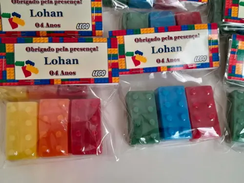 Sabonete Lego Lembrancinha Aniversário