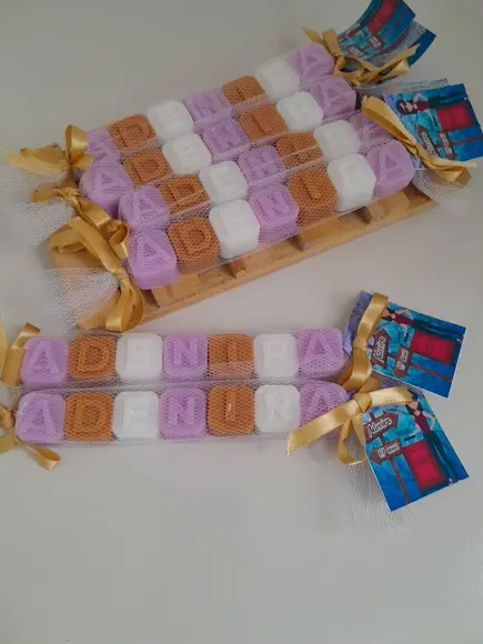 Sabonete Letrinhas Personalizada