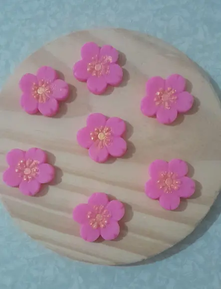 Sabonete Mini Flor de Cerejeira Lembrancinha Maternidade