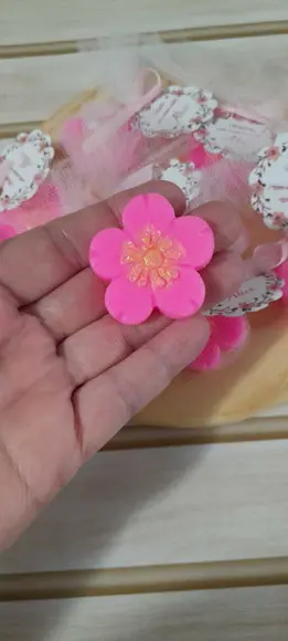 Sabonete Mini Flor de Cerejeira Lembrancinha Maternidade