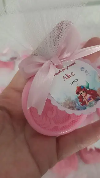Sabonete Monograma Inicial do Nome Lembrancinha Aniversário