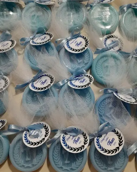 Sabonete Monograma Inicial do Nome Lembrancinha Batizado