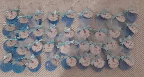 Sabonete Monograma Inicial do Nome Lembrancinha Chá de Bebê