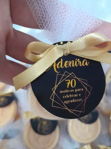Sabonete Monograma Lembrancinha 70 Anos