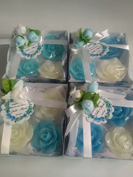 Sabonetes Mini Rosas Lembrancinha Casamento