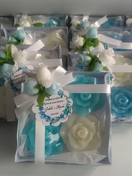 Sabonetes Mini Rosas Lembrancinha Casamento