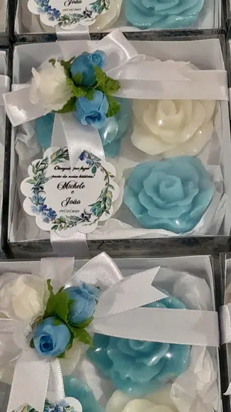 Sabontes Mini Rosas Lembrancinha Casamento