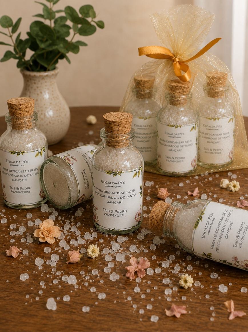 Sais de Banho - Lembrancinha casamento, bodas, 15 anos