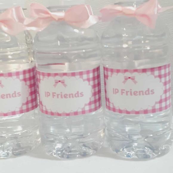 20 Garrafinhas de Agua com Rotulo Personalizado