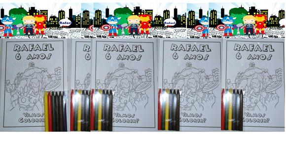 20 Kit de Colorir Heróis