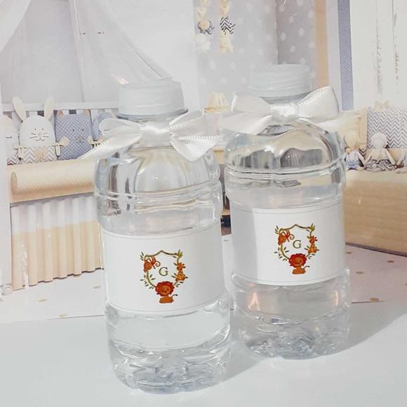 20 Garrafinhas de Agua com Rotulo Personalizado