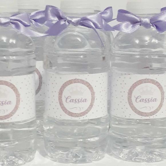 20 Garrafinhas de Agua com Rotulo Personalizado