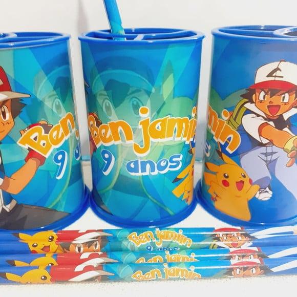 25 Kit Lembrancinhas Aniversário Pokemon